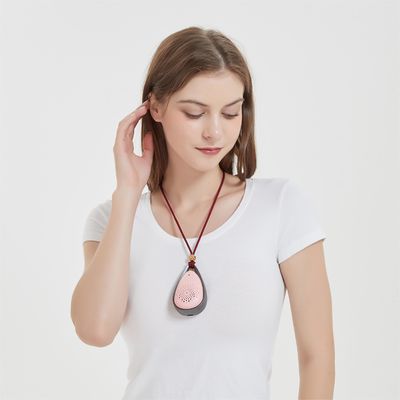 850MAh Pil Beyaz Kişisel Hava Temizleyici Temizleyici Solunumcu Boynun Etrafında Hava Temizleyici